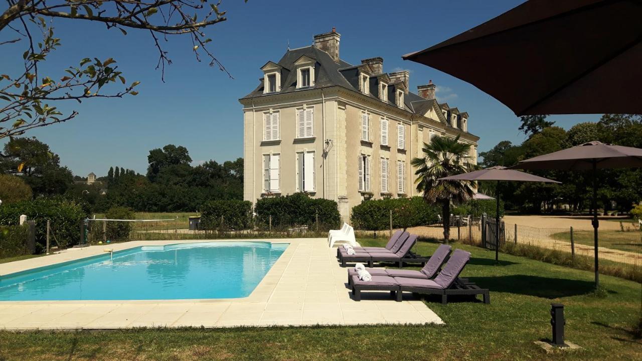 Chateau La Mothaye - Self Catering Apartments With Pool In The Loire Valley Les Bois-d'Anjou Екстер'єр фото