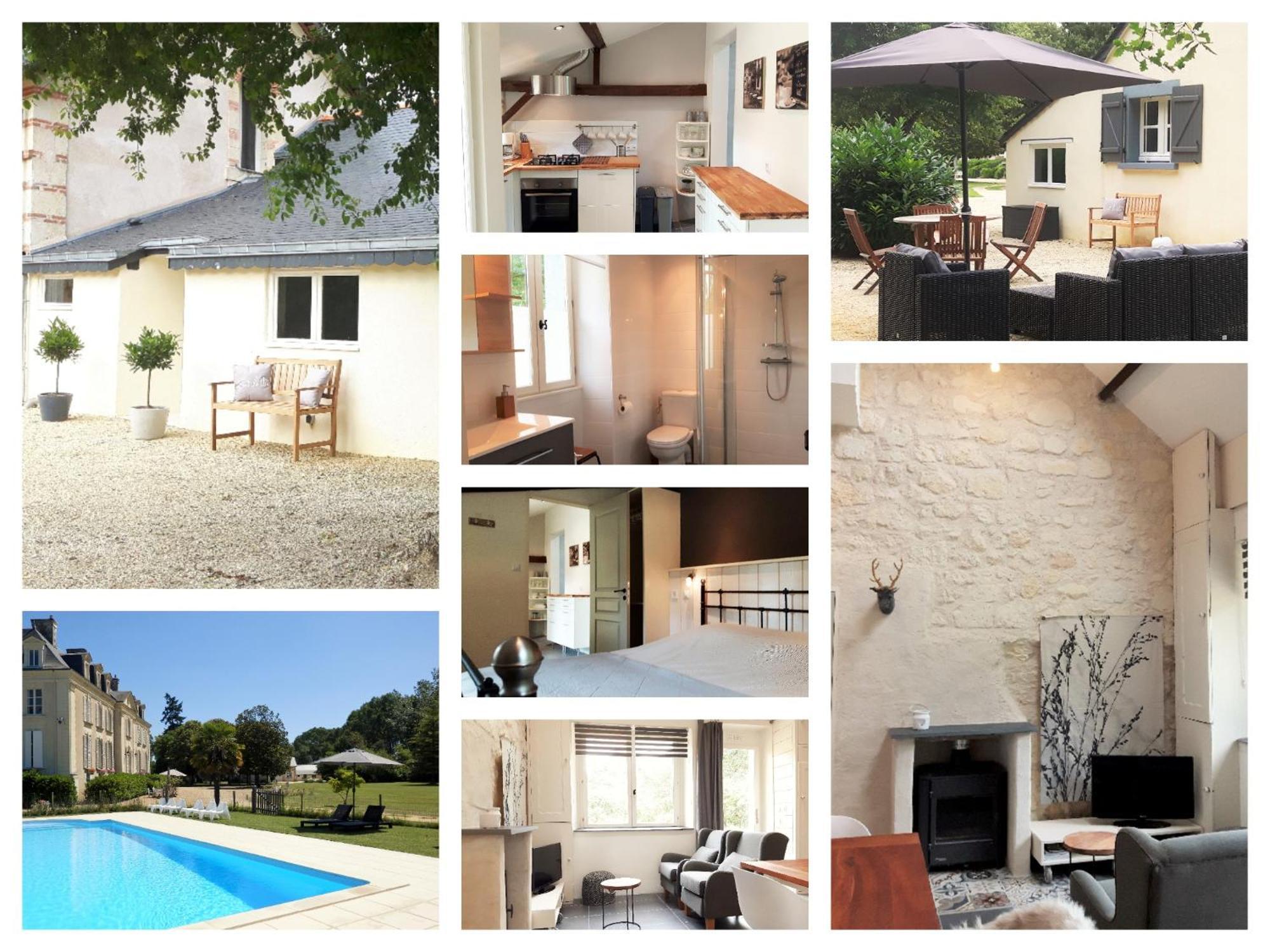 Chateau La Mothaye - Self Catering Apartments With Pool In The Loire Valley Les Bois-d'Anjou Номер фото
